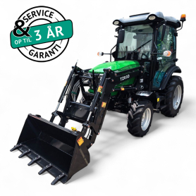 Landtrac - Traktor 25HK med kabine og frontlæsser