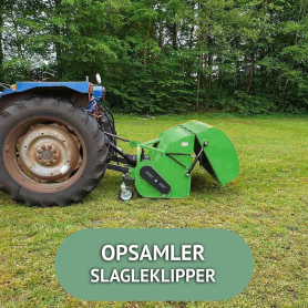 Slagleklipper med opsamler  - Flere størrelser