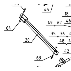 Trækstang til SPCPR150