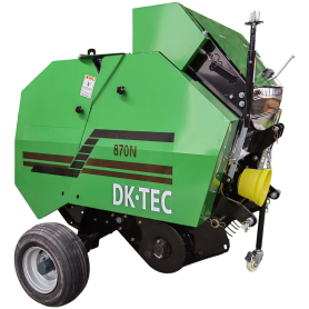 Hay baler with net binding