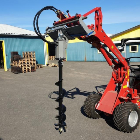 Hydraulisk drevet jordbor - basisenhed uden bor Løse bor kan tilvælges under varen