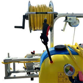 Slangerulle med pistol 25 mtr