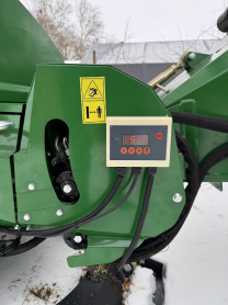 Stop and Go kitsæt til montering på pto drevne flishuggere med valse