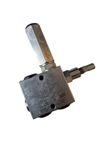 Connector for skift fra 3 til 2 slanger